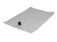 10 Liter Bag-in-Box Beutel mit Vitop-Dispenserhahn. Das spezielle Material des Beutels garantiert eine besonders lange Haltbarkeit des flüssigen Inhalts.