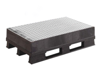 Sicherheitswanne Palettenwanne Auffangwanne mit Gitterrost