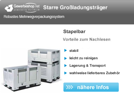 Verpackung, Kartonverpackung, Transportboxen und GroÃgebindetrÃ¤ger